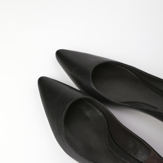 ROMI STUDIO“法式优雅”软糯羊皮方根气质尖头高跟鞋RWDSP31834【跟高4.5cm左右】 商品图8