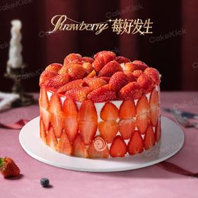 6英寸草莓季动物奶油生日蛋糕8选1