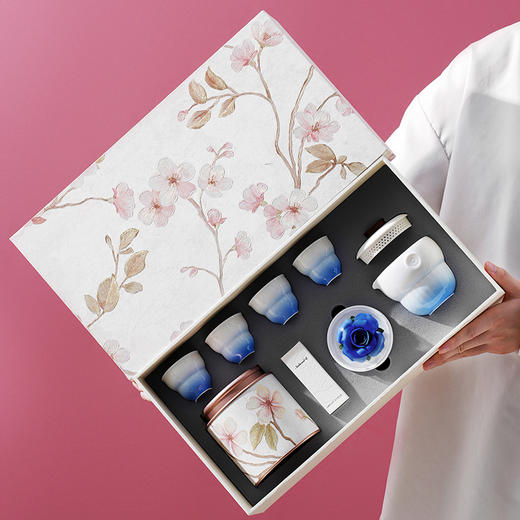 【非遗陶瓷手捏花传承】2026 Rugosa玫香雅宴--渐变套组 商品图2