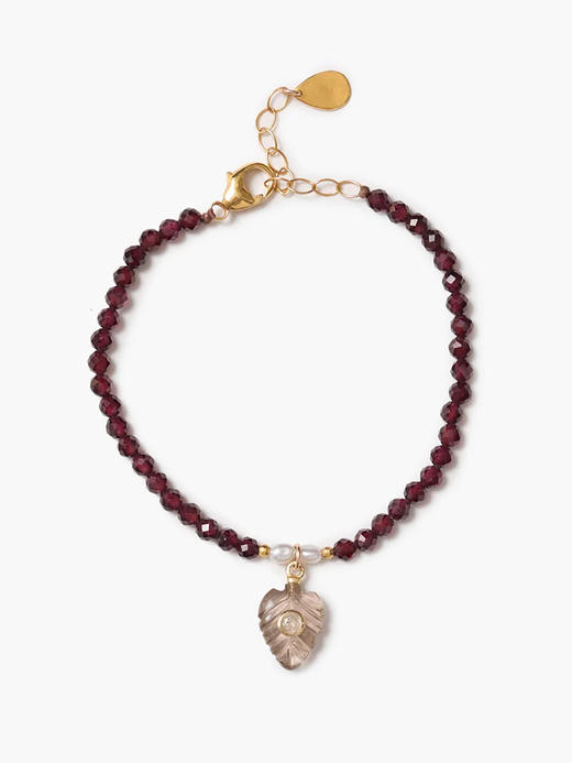 订购6周到｜Chan Luu-FERN-石榴石 烟晶 白托帕石 淡水珍珠 手链［美国设计师］ 商品图0