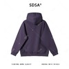 SDSA男士秋冬新款痞帅男装韩系纯色拉链连帽卫衣百搭时尚开衫外套 商品缩略图4