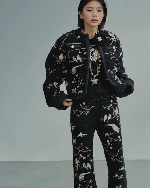 香奈儿 25秋冬新款 花鸟刺绣短款外套(TM) 商品图2