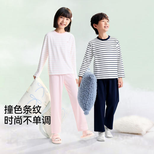 男女童圆领针织套装春季新款安奈儿童装JM611550 商品图3