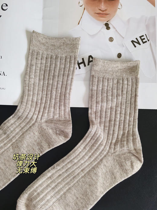 KG01A女士精纺羊绒羊毛袜 商品图2