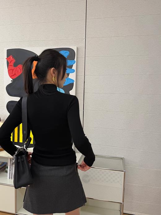 普拉达 2025最新款三角标针织打底衫(KX*MM) 商品图4