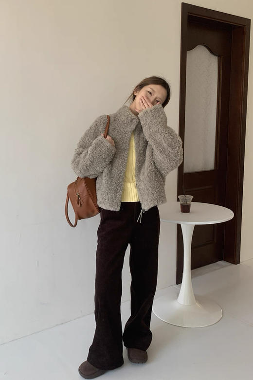 老米优品🎈3-5天！高端系列！《100%澳洲进口绵羊毛皮毛一体外套》软乎乎的，把冬日温暖穿成高级感~WT251211A 商品图1