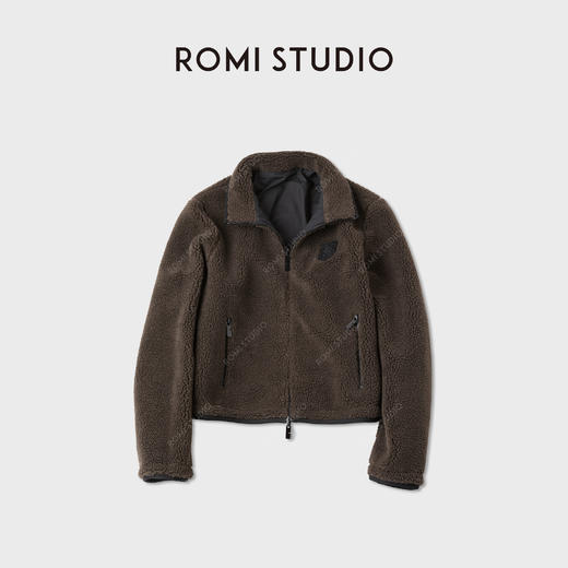 ROMI STUDIO”温暖蓬松“双面穿宽松羊羔毛摇粒绒外套RWCAW94851 商品图0