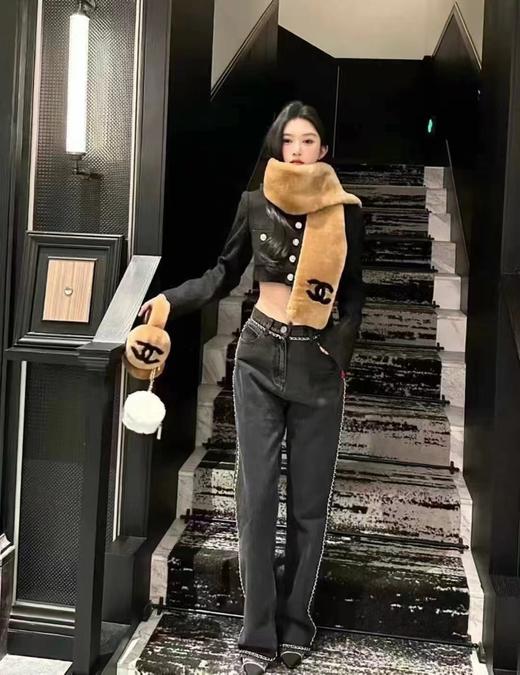 D121127冬季新款户外防寒保暖挂耳罩+围巾毛绒套装 商品图14