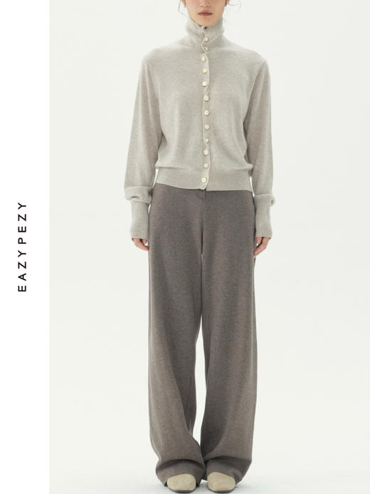 高精纺美丽诺羊毛弯刀裤 商品图2