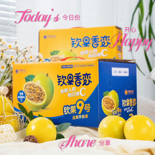 【钦果9号黄金百香果】不用加蜂蜜的百香果，甘甜如蜜，可做清凉饮料 商品图10