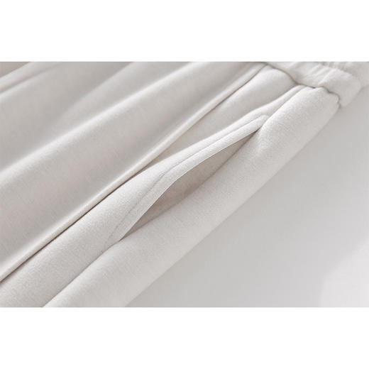 无惧左右 拼色腰香蕉裤 醋酸羊毛 厚实抗寒 宽松结构感款卫衣长裤 高性价比 商品图5