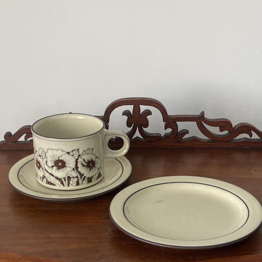 英国Hornsea  CORNROSE 咖啡杯碟三件套 商品图3