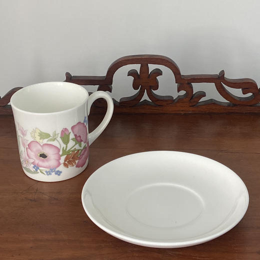 英国Wedgwood Meadow Sweet 花卉骨瓷咖啡杯碟两件套 B0239 商品图2