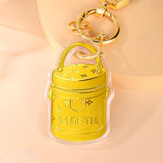 【金六福吉祥】马年包你有钱精致黄金挂件 商品图5