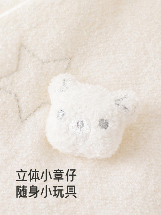 英氏婴儿连体衣夹棉爬服保暖秋冬新款睡衣可爱熊哈衣YLHAJ3R028A 商品图4