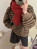D121105基础款慵懒休闲风格细横条纹圆领针织衫女款 商品缩略图7