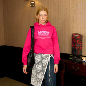 IDEVERRAY美式字母连帽卫衣重磅情侣装上衣男士外套女生