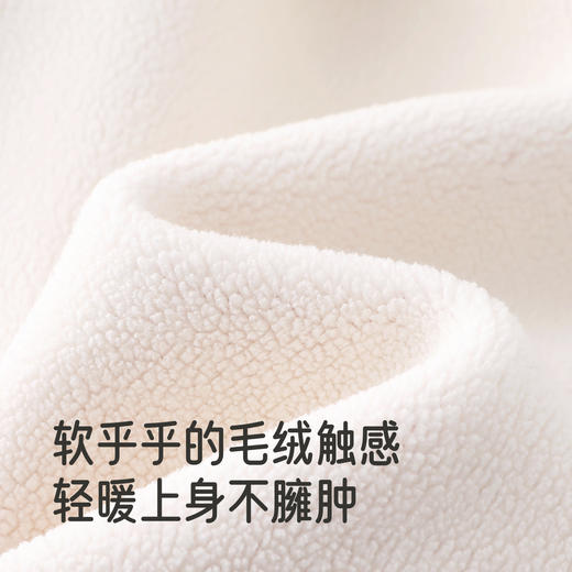 英氏儿童长裤女童针织长裤秋冬保暖加绒裤子中童纯色百搭外出 商品图1