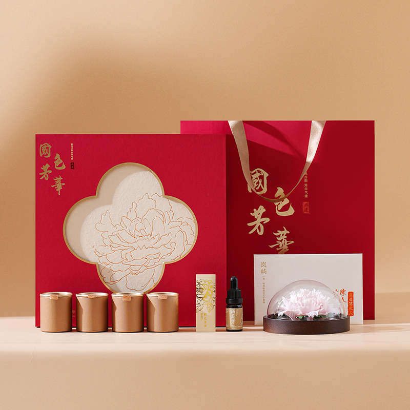 【非遗陶瓷手捏花传承】2026 国色芳华-牡丹茶礼套组