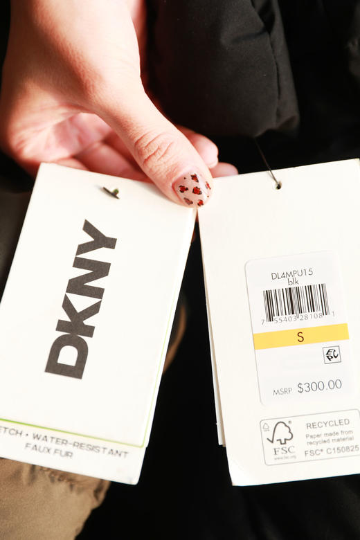 气质女神款！！又仙又欲の大毛领中长款风衣衍缝棉服外套A121268 商品图12