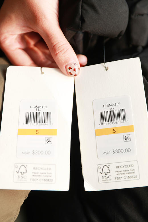 气质女神款！！又仙又欲の大毛领中长款风衣衍缝棉服外套A121268 商品图3