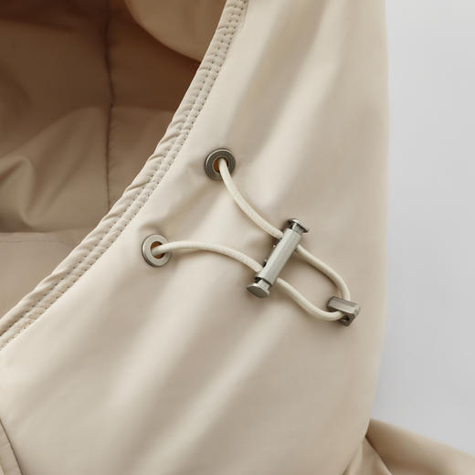 GXG男装【90白鸭绒】25冬季立体拼接裁剪工装口袋男式连帽羽绒服K&C 商品图7