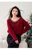 【爆款合红色新年毛衣合集】独特的编织花纹，精致的领口袖口细节，不仅展现出优雅气质，更彰显时尚品味-QZDZMY 商品缩略图10