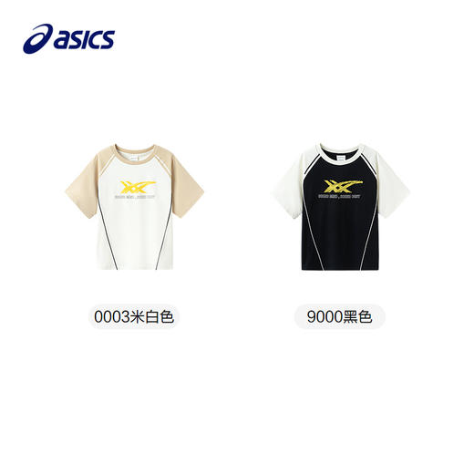 ASICS/亚瑟士童装25年夏季新款男童运动吸湿速干透气插肩T恤日式 商品图4