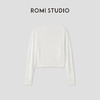 ROMI STUDIO莫代尔桑蚕丝混纺百搭时尚休闲上衣 RWCRST3339 商品缩略图1
