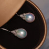 甄珠贝 淡水te级光 12mm+ 微瑕水滴状 925纯银配件 商品缩略图1