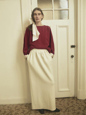 VC｜AW25100 Tatiana tulip skirt [ 半身裙 米白 ]【HOLIDAY】