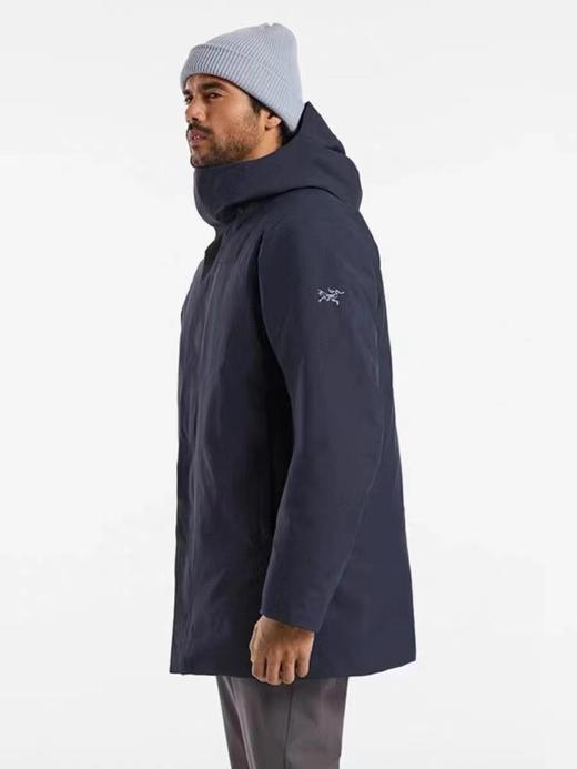 D121147男款连帽羽绒服防风防水保暖派克大衣 商品图12