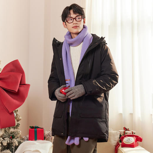 gxg.jeans男装2024年冬季新款连帽羽绒服J24DY34001 商品图2