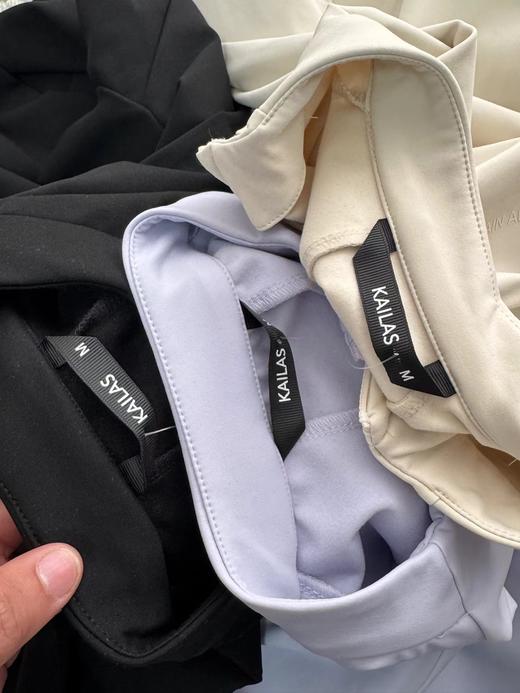 D121151轻量透气户外运动登山徒步半拉链女款长袖抓绒衣 商品图7