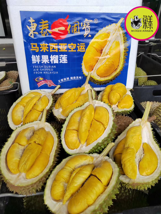 【劲爆活动】马来西亚🇲🇾猫山王【BB果】出肉4房，单果3-3.5斤 商品图2