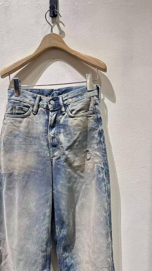 女款做旧牛仔裤长裤la001 商品图2