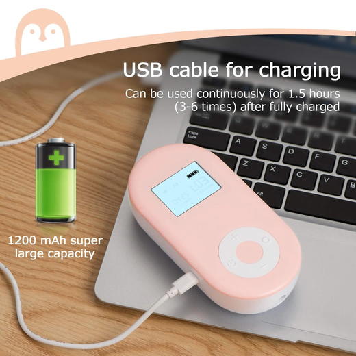 美国 momcozy 无线便捷式电动吸奶器 双泵头 医用食品级奶嘴 带按摩功能 商品图3