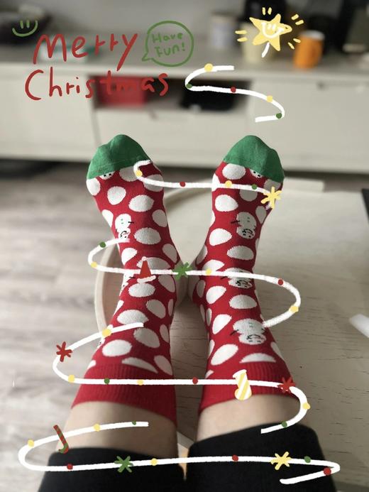 正品授权品牌直发【happy socks圣诞限定礼盒】红格爱心+姜饼人+圣诞礼盒装，全家一起穿节日氛围直接拉满WD 商品图2