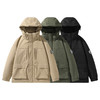 【硬汉风格 防风锁温 耐磨抗撕裂】冬季防风连帽石墨烯大码棉服 （B1-M5311） 商品缩略图6