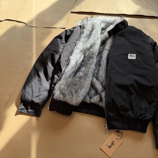 D121138狼王座山雕锁温保暖防风哈灵顿棉服棉衣 商品图3