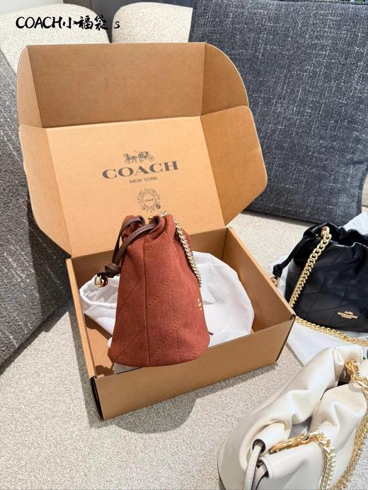 D121140软糯羊皮绗缝mini云朵包单肩斜挎包 商品图7