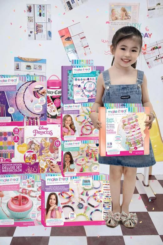 【圣诞好礼】DIY福袋✨【✅79元随机发2盒✅139元随机发3盒】英国Make it real美伊睿首饰，儿童DIY套装系列✨看一秒就心动，女孩都喜欢 商品图0