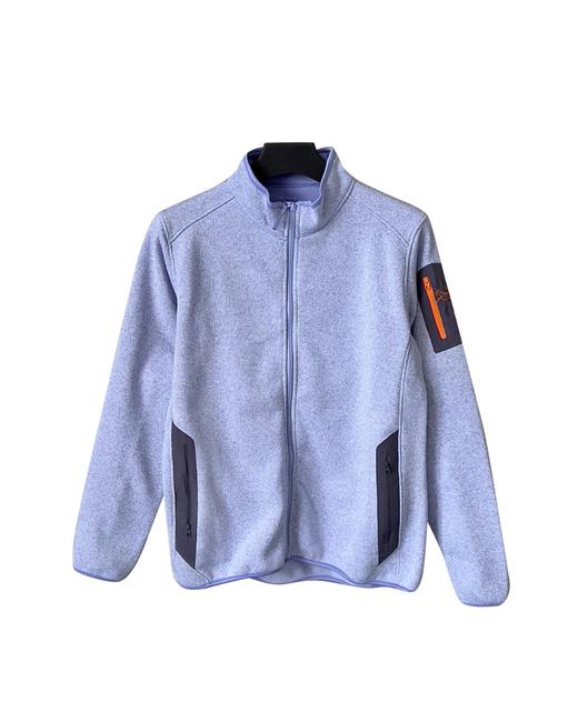 中性款刺绣立领抓绒外套zi003 商品图0