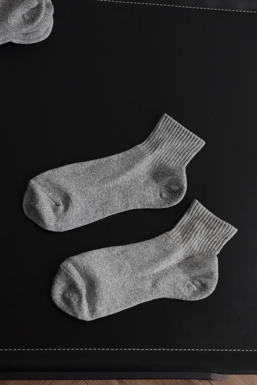 秋冬中帮毛圈袜 三双一卡 U.N.Q元单HEATTECH 40-45 PJ054 商品图5