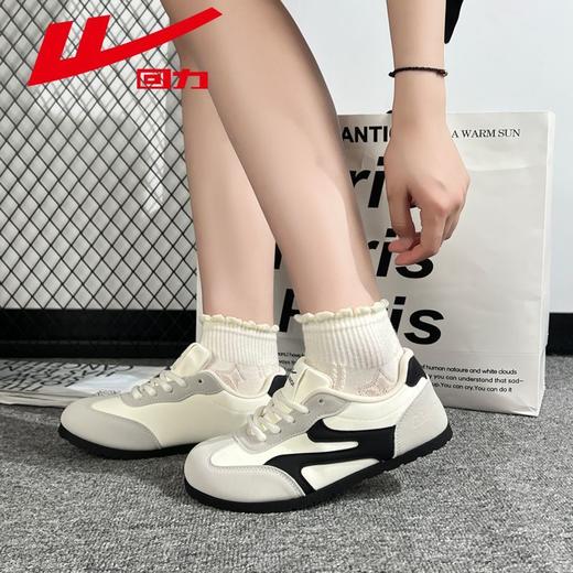 回力女鞋小白鞋女2025秋季百搭休闲运动鞋网红软底轻便芭蕾德训鞋 商品图0