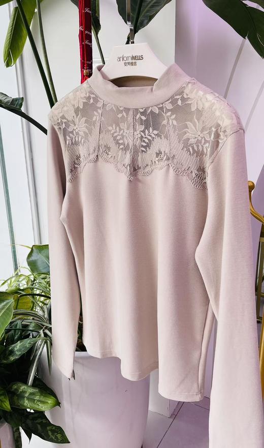 羊绒蛋白发热衣蕾丝镂空小性感内穿外搭16635126 商品图3