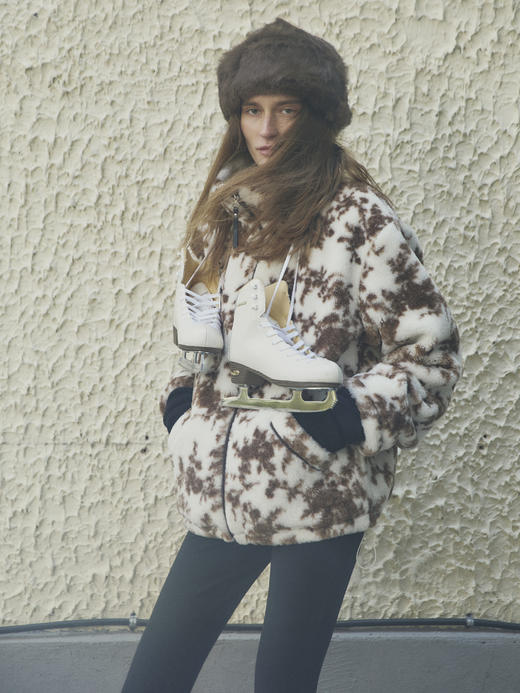 VC｜HD25018 Anette flower jacket  [ 外套 白咖 ]【HOLIDAY】 商品图5