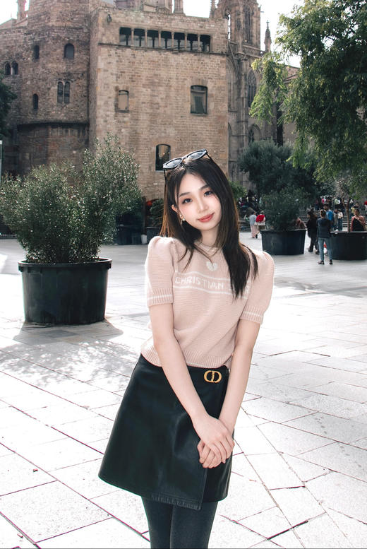 迪奥 新款 珍珠短袖针织上衣(KX*MM) 商品图7