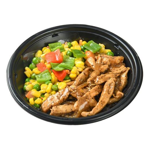 黑椒双拼便当 盒饭 加热即食 390g 商品图1