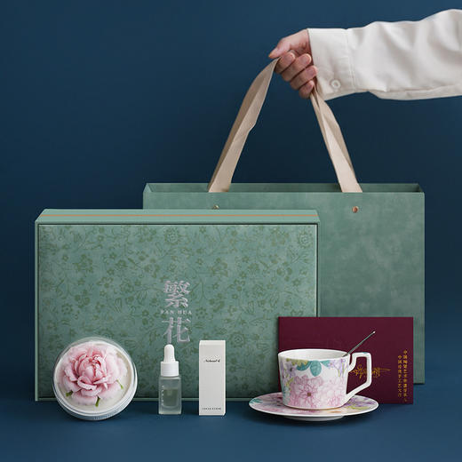 【非遗陶瓷手捏花传承】2026 繁花-咖啡杯套组 商品图0